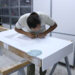 Vasques moderne en corian blanc – Design fonctionnel et finitions haut de gamme 5