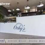 Réalisation sur mesure du comptoir et de la vasque pour Othy’s Diner à Agadir – Corsaf Design 11